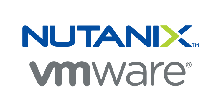 德赢备用网址Nutanix和VMware的logo